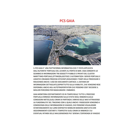 Sistema PCS G.A.I.A.