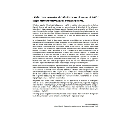 L'Italia come banchina del Mediterraneo